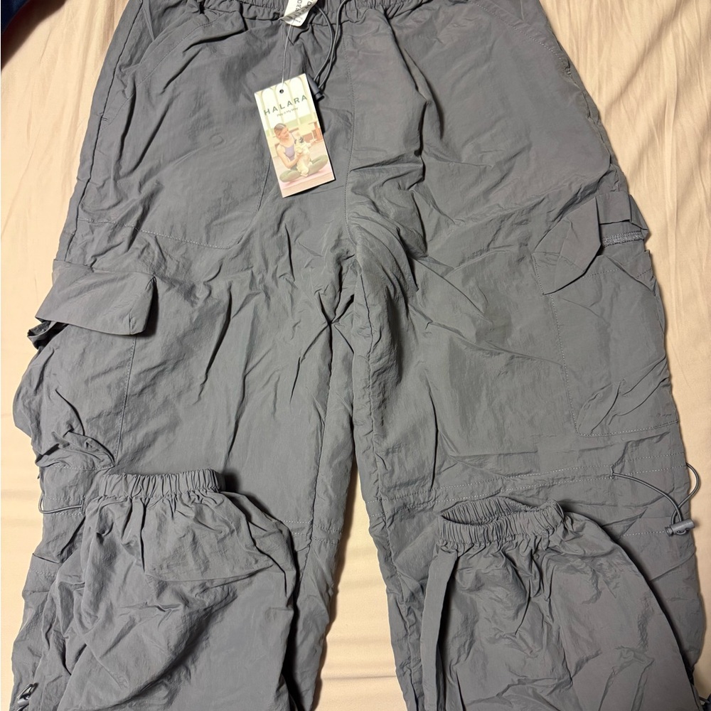 Halara Gray Cargo Pants